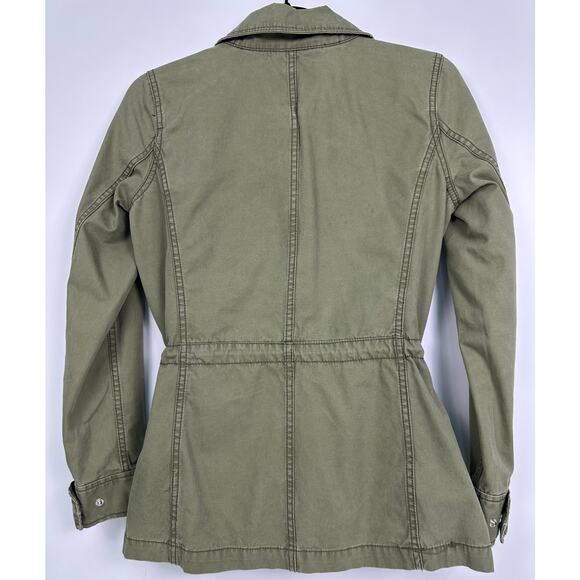Madewell Women’s XS Olive Green Lightweight Utility Jacket Zip Front - Picture 4 of 9
